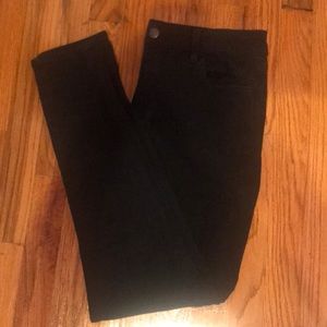 Black American Eagle Super High Rise Jeggings